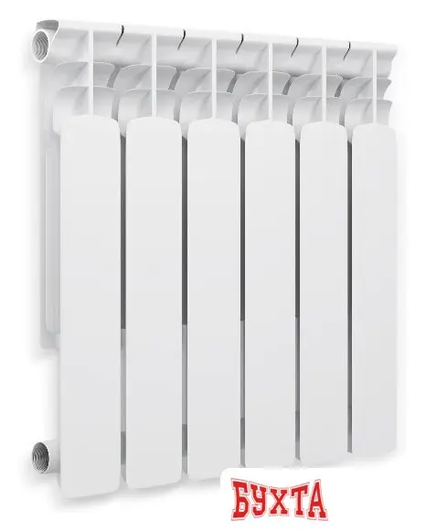Биметаллический радиатор Standard Hidravlika Dynamic 100 500 мм (12 секций, белый) 