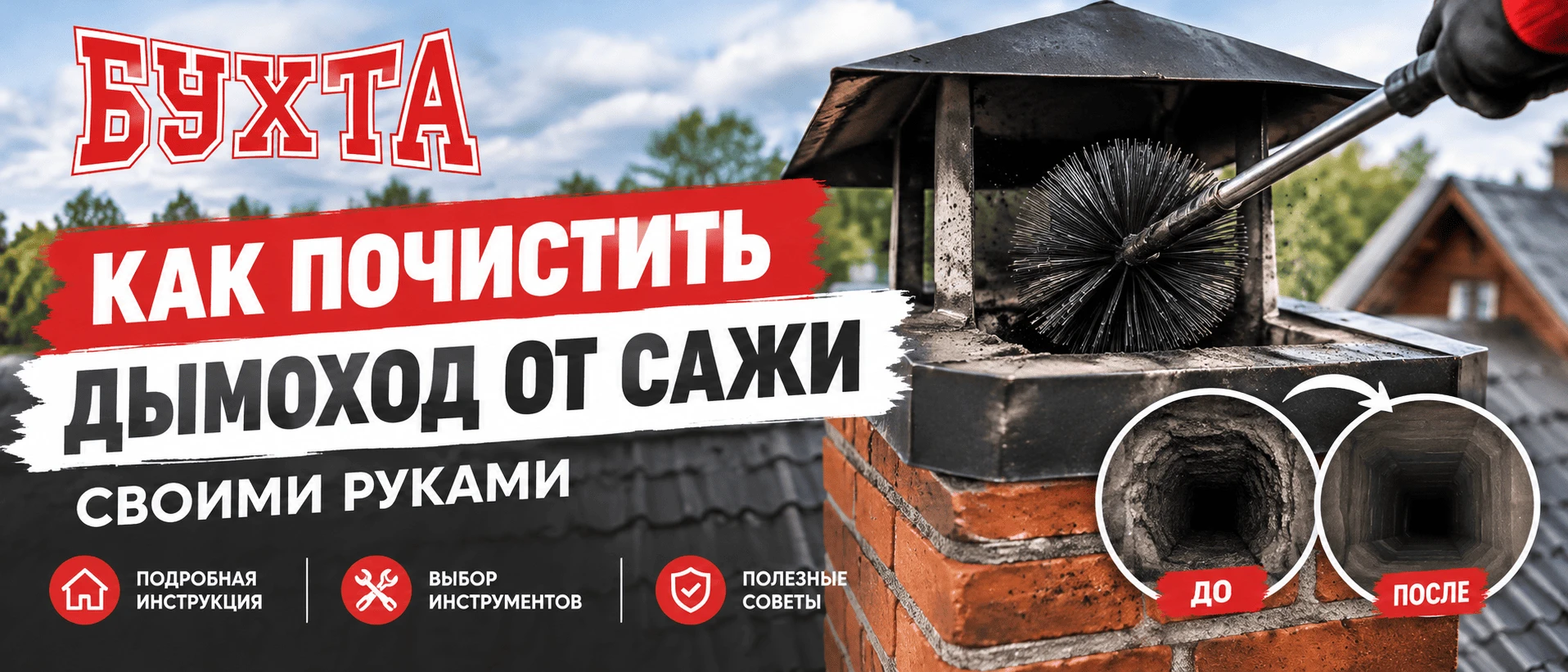 Как почистить дымоход от сажи своими руками: пошаговая инструкция