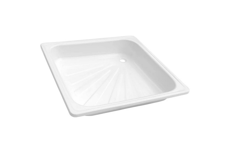 Поддон стальной эмалированный ANTIKA 80*80*15 см. APS-80101, РФ