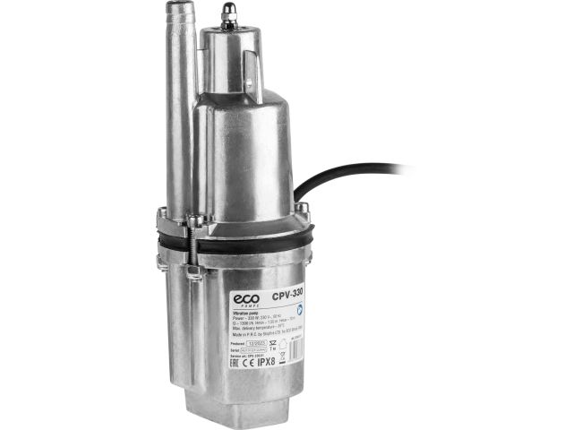Насос вибрационный ECO CPV-331 (15м, верхний забор), арт.EC4213-4