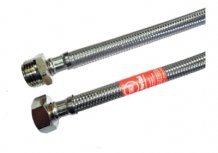 TAQ MG шланг резиновый в метал. оплетке  Ш1/2-Г1/2 60 см /Италия/