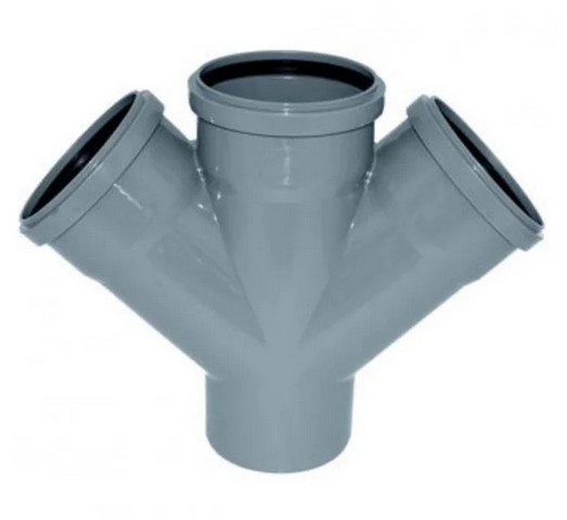 Политэк, канализация, Крестовина однопл. 110х110х110/45 "Политэк", стр. пр. Россия
