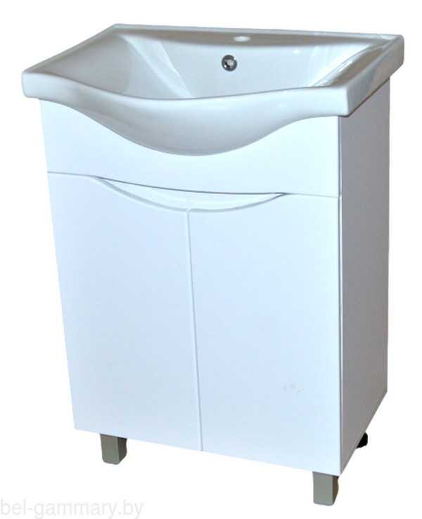 Тумба под ум.с ум. Гамма Люкс 13-56/3 У60 (без ручек) Базик-7060, 4812044014600