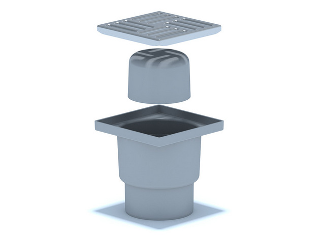 Трап верт., выпуск 110, нерег., реш. 15х15 нерж. ТА1212, Страна ввоза: Российская Федерация