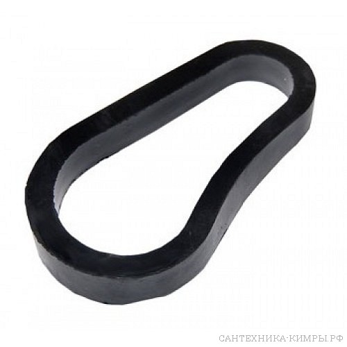 Манжета "восьмерка" под сливной бачек черный