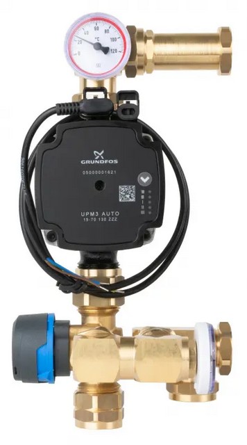 Смесительный узел для коллектора теплого пола BRU, 1', 9055100, Германия