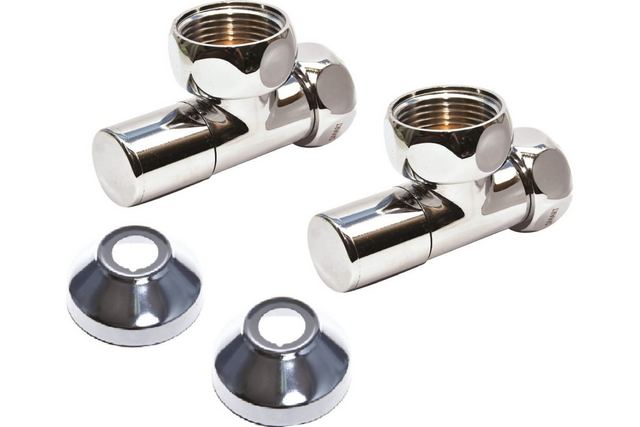 4707SCH1005 Вентиль запорный угловой г/г 3/4х1 хромированный