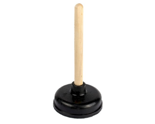 Вантуз цилиндр. большой с дер. ручкой (Д140мм), стр. ввоза Россия