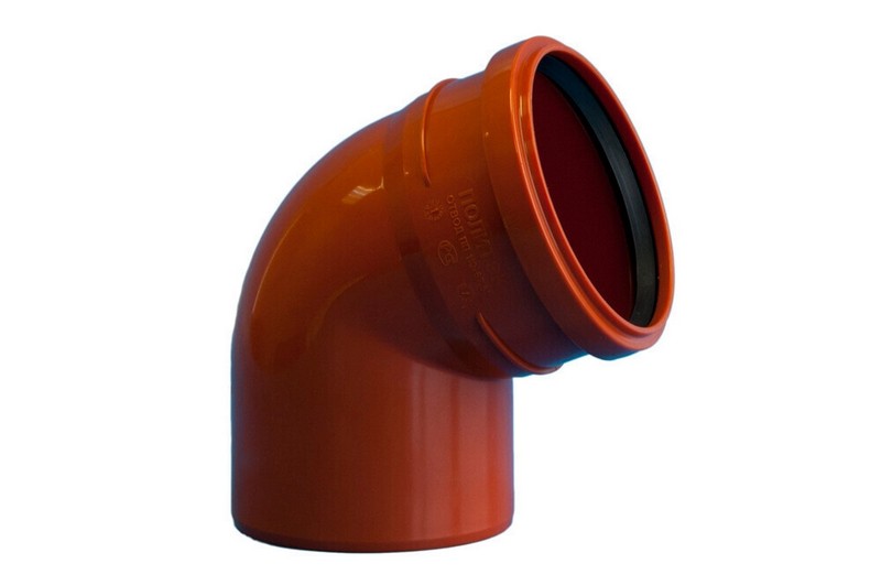 Политэк, канализация, Отвод ПП 110х67 Политэк (наруж), стр. пр. РФ. Артикул НАР