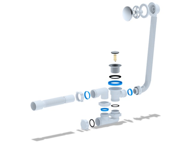 Сифон Ани, д/в,кл-кл,регулир.св/п, г/т 375*40*50, стр. пр. Россия. Артикул EC255