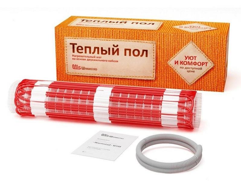 Мат нагревательный "Warmstad" WSM 220 Вт/1,50 кв.м, страна ввоза РОССИЯ, 4630038310183, страна проис
