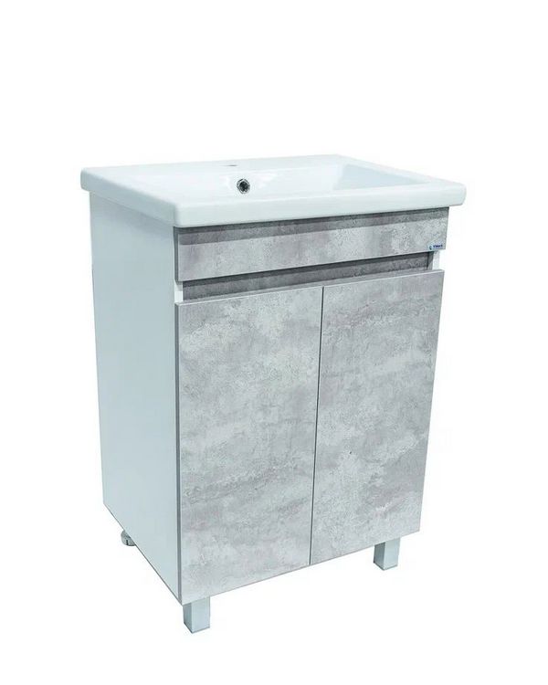 Тумба напольная "КЛАССИК 60" (под ум.COMO 60) фасад БЕТОН ViMark ,6101