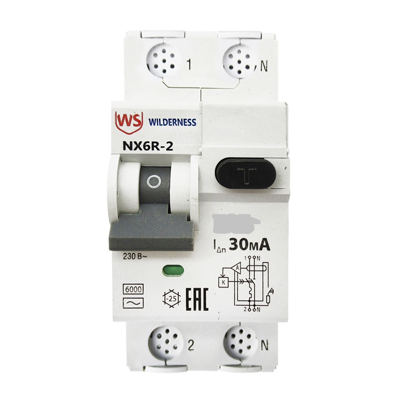 Дифавтомат NX6R 1P+N 40A 30mA 6kA х-ка C, Wilderness, арт.NX6R-2-040C-030AC