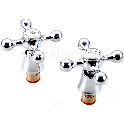 F0008  кран-букса 1/2" керам. с мет. маховиком, КНР