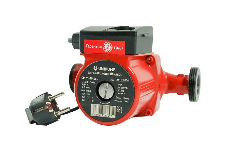 Насос циркуляц. (отопл.) CP 25-60 180, UNIPUMP