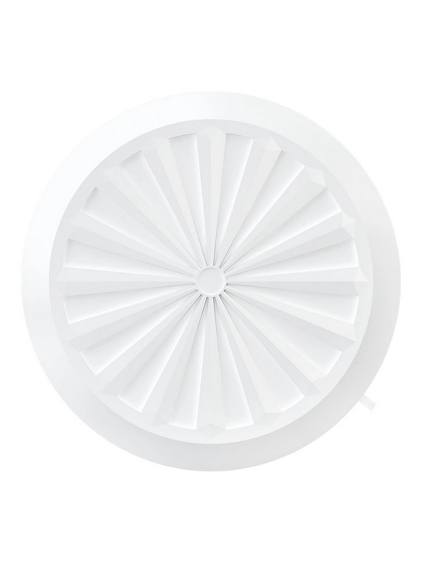 10RKU\решётка вентиляционная круглая регулируемая D180мм с фланцем D90-160мм ERA