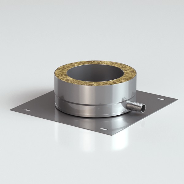 Конденсатоотводчик утепленный с основой дымохода в бок /Республика Беларусь/ (Д160*260мм 0,8/304-0,5