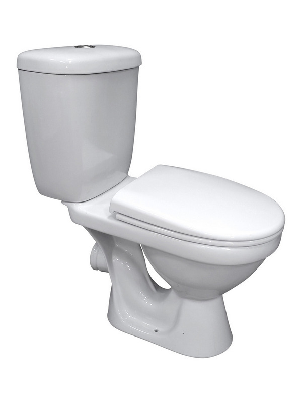 Унитаз-компакт Баланс комфорт (горизонт. вып., ниж.под., антивсплеск, двухреж. арм. 3/6 л, п/пропил.