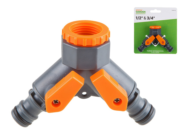 Тройник-распределитель 1/2" и 3/4" STARTUL GARDEN (ST6010-20), арт.ST6010-20