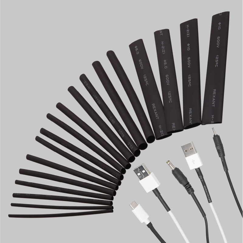 Набор термоусадочных трубок №5 (СТАНДАРТ) REXANT, арт.29-0105 Китай