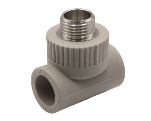 Тройник комб. НР 32х3/4"х32 сер., произ. Россия. Артикул EVER