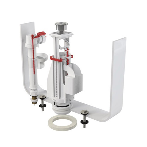 Выпускной комплект с двойной кнопкой 1/2, Alcaplast, арт.SA08ASK