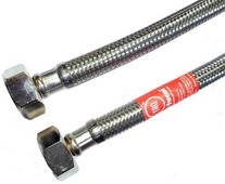 TAQ HG шланг резиновый в метал. оплетке  Г1/2-Г1/2 40 см  /Италия/