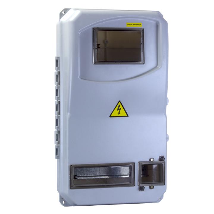 Щит учетно-распред. навесной пластик  ЩУРН-П 3/11 (494х300х136) IP55 EKF PROxima pb-3/11-55, РФ