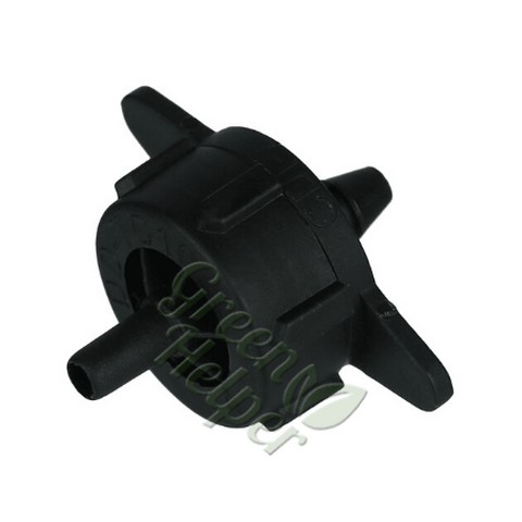 Д-13 Капельница компенсир. разборная, цвет черный, 4л/ч@0.8-3.2бар, упак. 500 шт. (PCT0104)