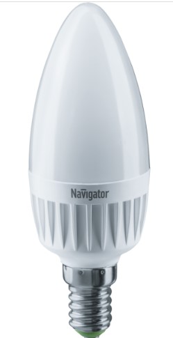 Лампа светодиодная СВЕЧА E14 5Вт 230В 4000К, Navigator, арт.82 504