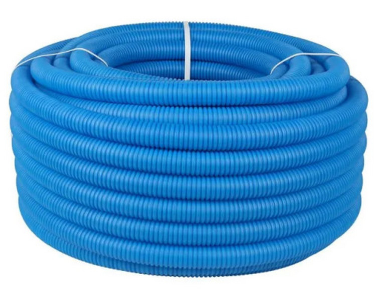 Труба гофрированная ПП синяя 26/32, Беларусь