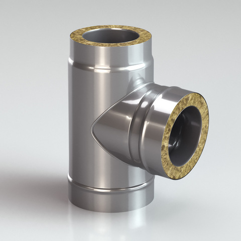 Тройник 87° утепленный /Республика Беларусь/ (Д160*260мм с выходом Д160*260мм 0,8/304-0,5/430)