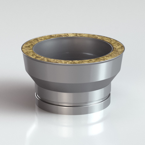 Переходник утепленный /Республика Беларусь/ (Д160*260-160мм 0,8/304-0,5/430)