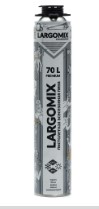 Монтажная пена LARGOMIX PREMIUM 70L пистолетная всесезонная 900мл (1050гр) 4607134272493, арт.LRX005