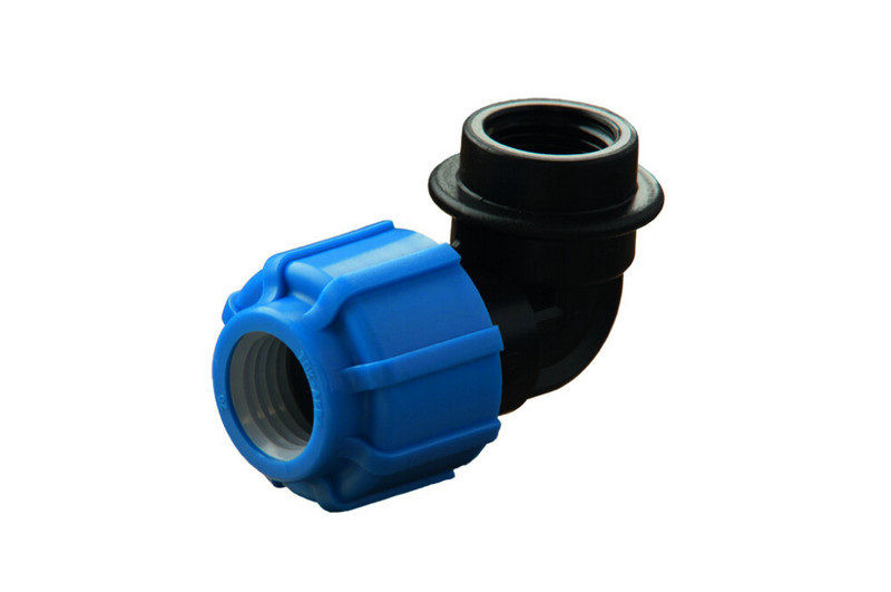 Отвод ПЭ с внутр. труб. резьбой 40х1 1/4" (обж.) ТПК-АКВА  / (РФ)