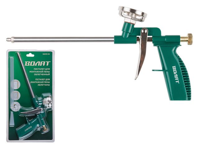 Пистолет для монтажной пены облегченный ВОЛАТ, арт.36020-04