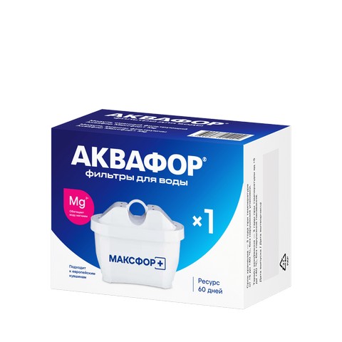 Модуль сменный фильтрующий Аквафор MAXFOR+Mg, РОССИЯ, Ш/К:4600987012292