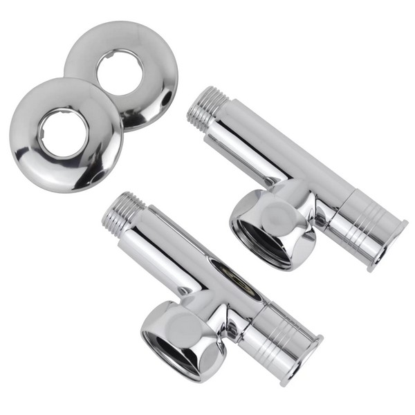 Вентиль угловой колпачковый гайка-штуцер  1"х3/4" хром с отражателем, импортер: ООО "БалтикИнокс" Ст