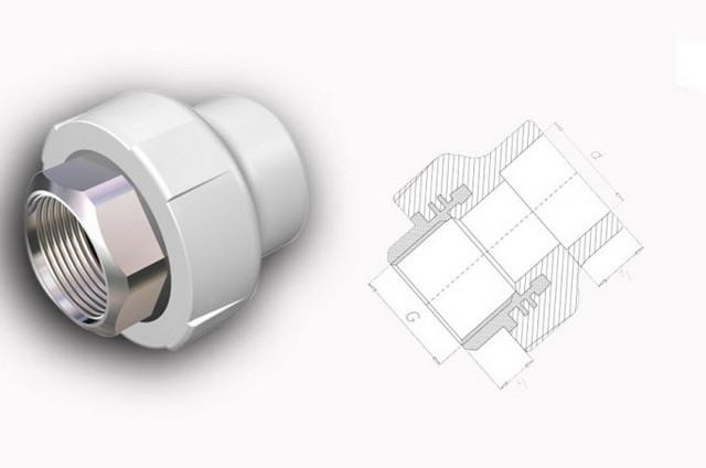 П/П Муфта комб. под ключ ВР 32х1" FIRAT (7761032254 / 00009545)
