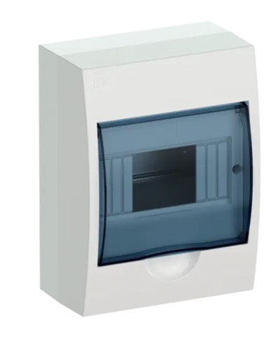 Бокс ЩРН-П 6 модулей пластик IP41 ИЭК, арт.MKP12-N-06-40-20