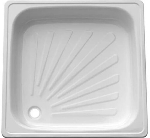 Поддон мелкий стальной эмалированный размером 800х800мм, РБ