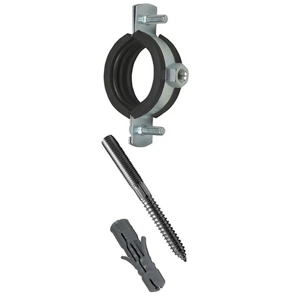 Хомут КТР оцинк. с изол. в компл. Ду 108 (4") 105-114 мм М10х100 (ST.001.01.20.133 / 00137717)