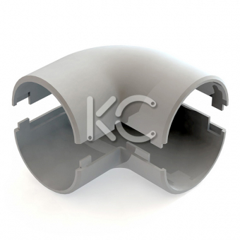 Поворот на 90 разъемный D20мм (CHINT), арт.8830018