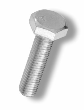 Болт М10х40 мм шестигр., цинк, DIN 933 ADMIRAL, 4627181340440 (30)