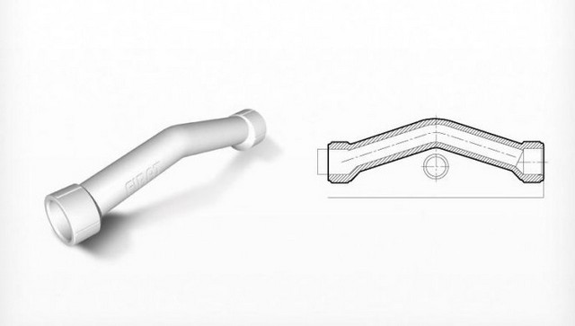 П/П Обвод 25 серый FIRAT (7700130025 / 00009505)
