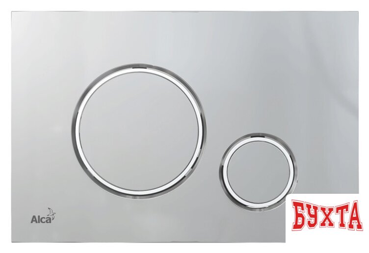 Панель смыва Alcaplast M772 (хром матовый/хром глянцевый)