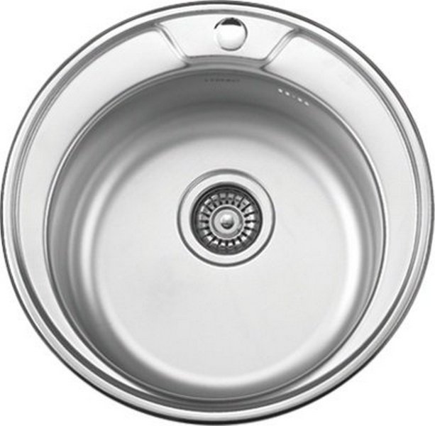 Мойка L84949-6 Ledeme глянцевая нерж.сталь в комплекте с сифоном и креплением (15)