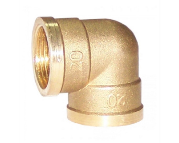 Уголок 1/2'' вн/вн ЛАТ LEXLINE 15, стр. пр. Китай. Артикул 1/2'' В/В