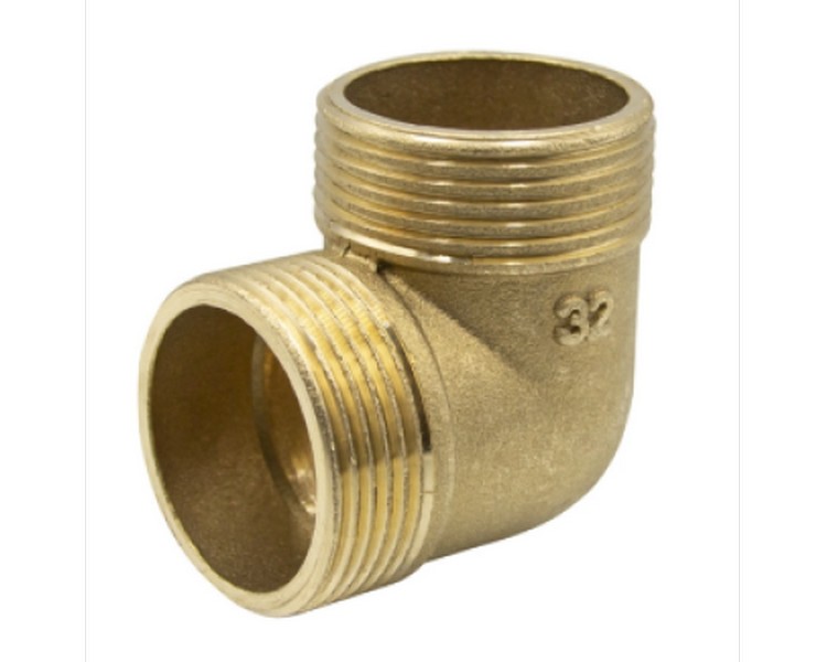 Уголок 1 1/4"  нар/нар ЛАТ LEXLINE 32, стр. пр. Китай. Артикул 1 1/4"  Н/Н