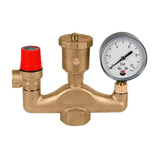 Группа безопасности латунная КЛАССИК VALFEX 3 бар (10)